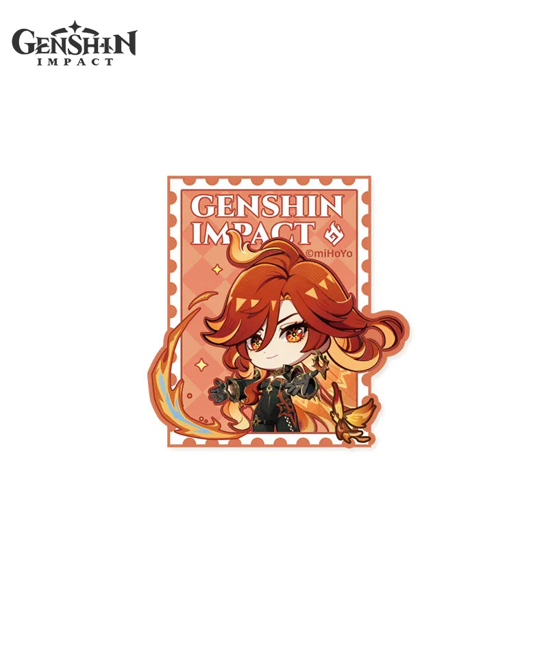 [Official Merch] Genshin Impact Teyvat Expo Collection: Toiletry Bag, Embroidered Patch & Luggage Tag