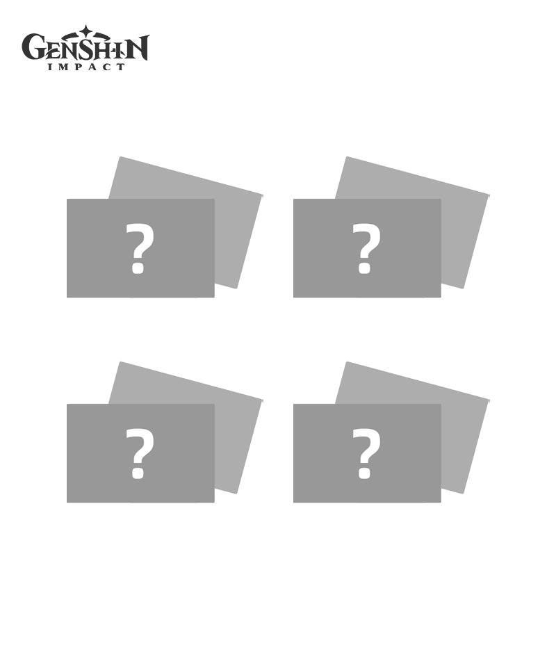 [Official Merch] Genshin Impact Moonlit Ballad of The Night Collectible Card Set Blind Box