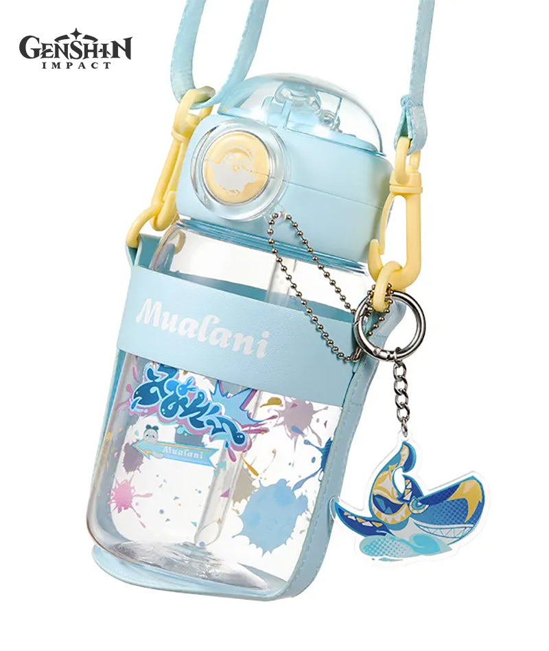 [Official Merchandise] Genshin Impact Flames and Mountains Mualani Water Bottle with Straw