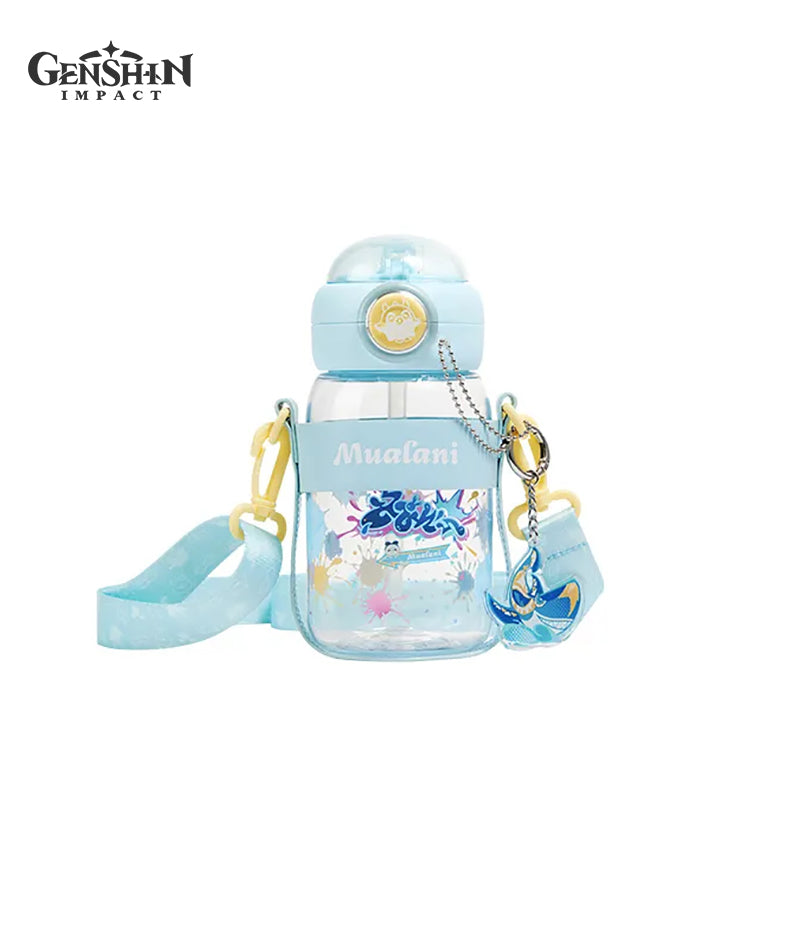 [Official Merchandise] Genshin Impact Flames and Mountains Mualani Water Bottle with Straw