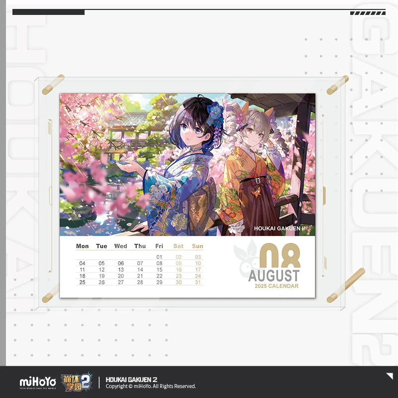 Honkai Gakuen 2 Calendar 2025