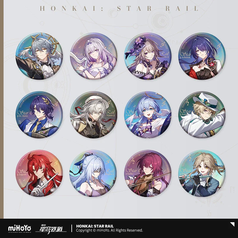 Honkai: Star Rail Concert Series Tinplate Badge 2025