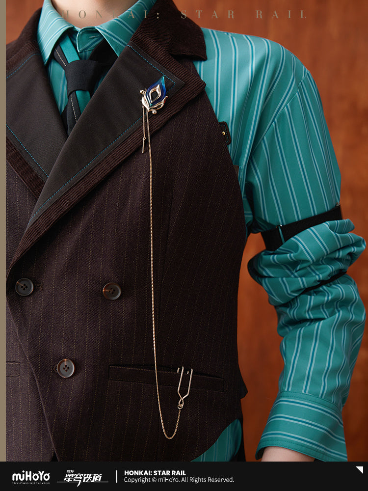 Honkai: Star Rail Aventurine Theme Series Brooch