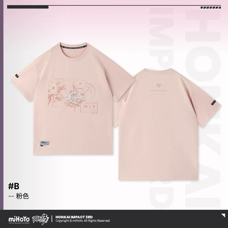 Honkai Impact 3rd Elysia Because of You Theme T-Shirt