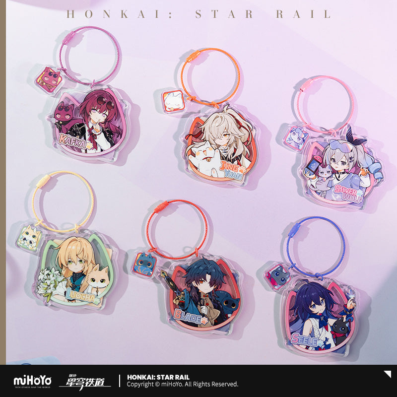 Honkai: Star Rail Character Cat Series Acrylic Pendant