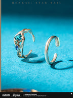 Honkai: Star Rail Aventurine Theme Series Ring Set