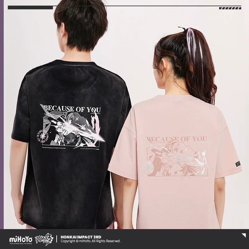 Honkai Impact 3rd Elysia Because of You Theme T-Shirt