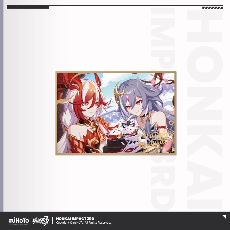 Honkai Impact 3rd Happy Birthday Series Color Paper
