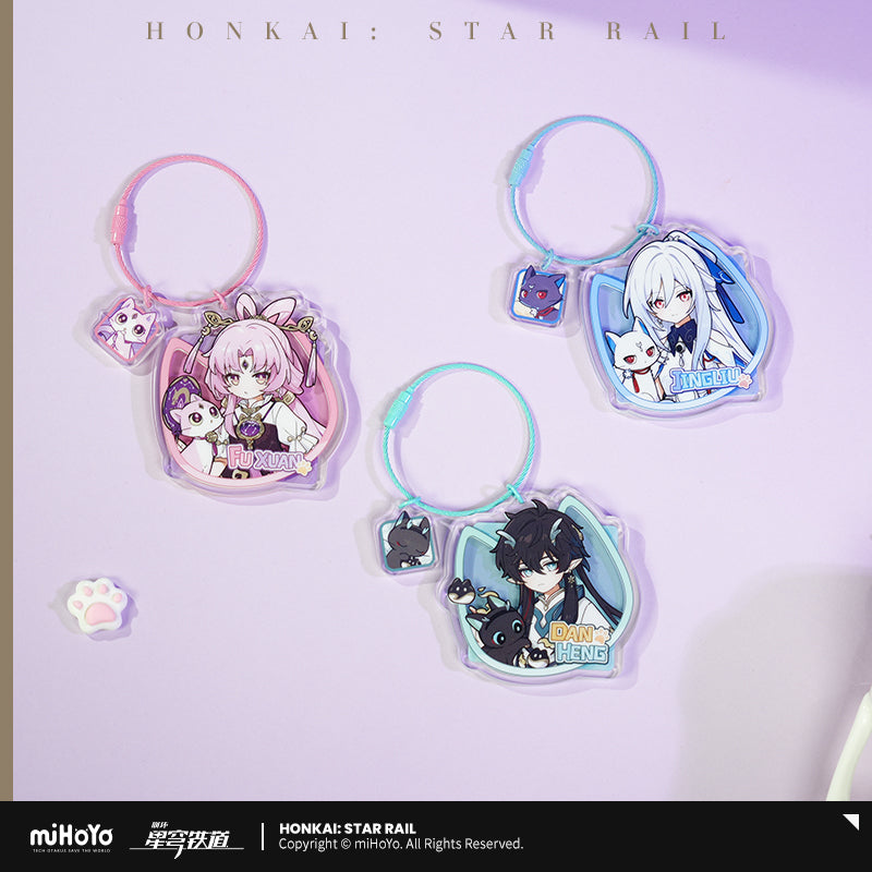 Honkai: Star Rail Character Cat Series Acrylic Pendant