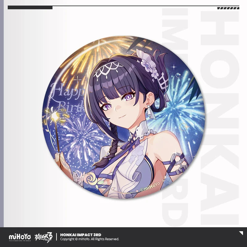 Honkai Impact 3rd 2025 Birthday Series Tinplate Badge