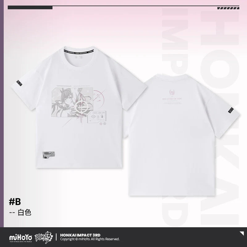 Honkai Impact 3rd Elysia Because of You Theme T-Shirt