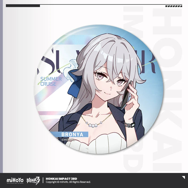 Honkai Impact 3rd Summer Cruise Series Tinplate Badge Vol. 5