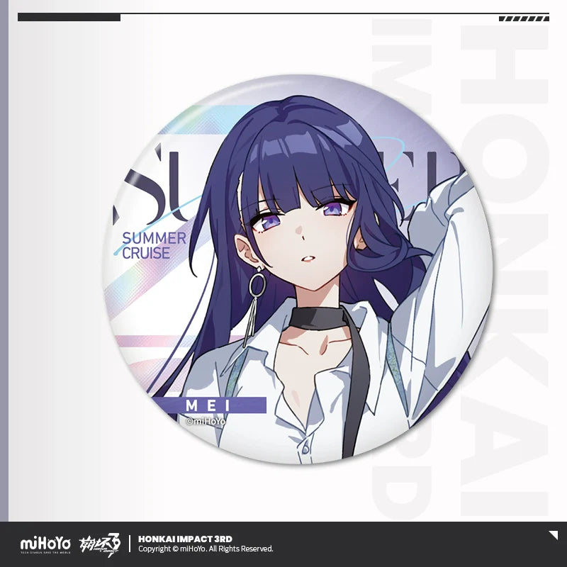 Honkai Impact 3rd Summer Cruise Series Tinplate Badge Vol. 5