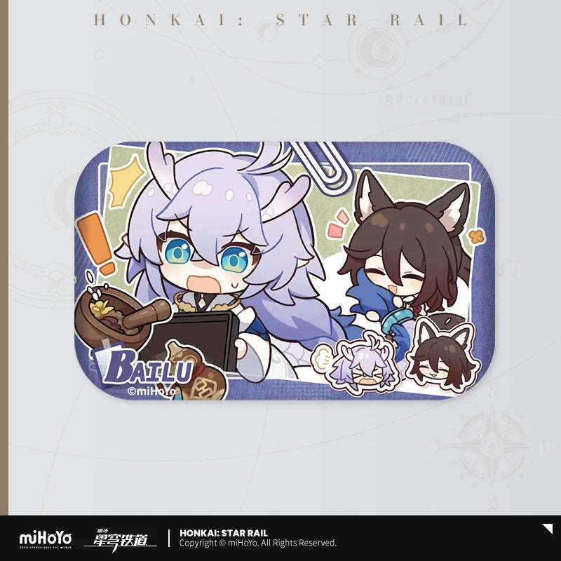 Honkai: Star Rail Pom-Pom Photo Album Series Tinplate Badge