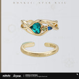 Honkai: Star Rail Aventurine Theme Series Ring Set