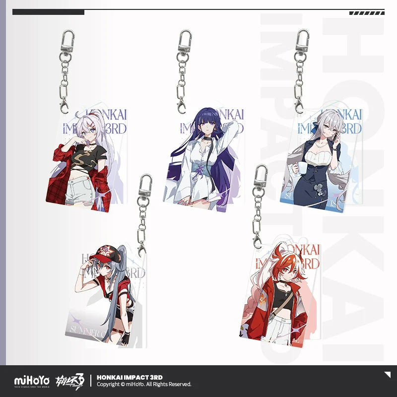 Honkai Impact 3rd Summer Cruise Acrylic Pendant