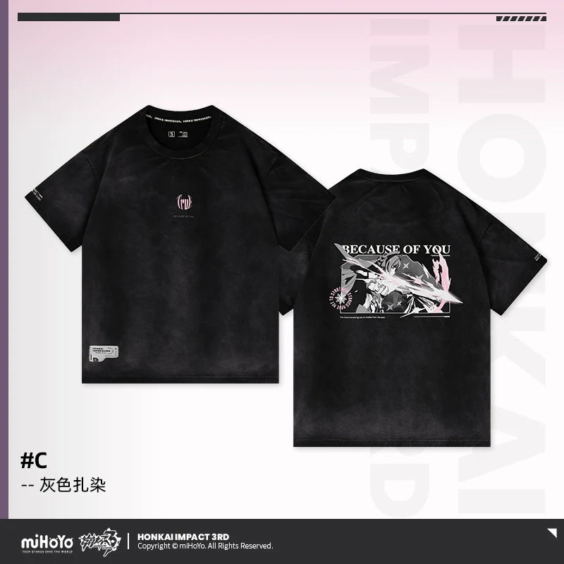 Honkai Impact 3rd Elysia Because of You Theme T-Shirt