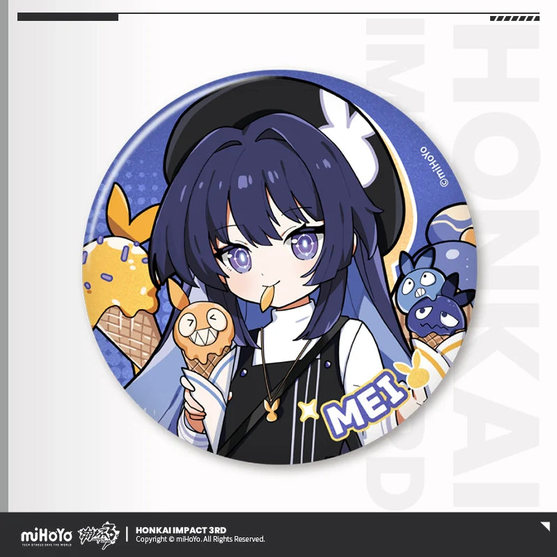Honkai Impact 3rd Paradise Tinplate Badge Collection