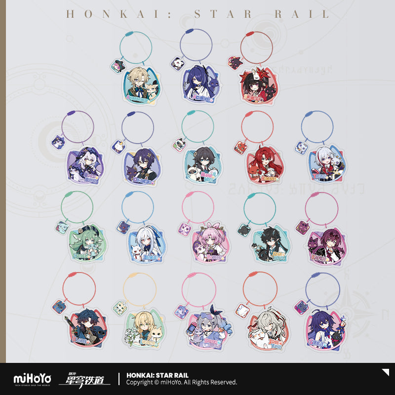 Honkai: Star Rail Character Cat Series Acrylic Pendant