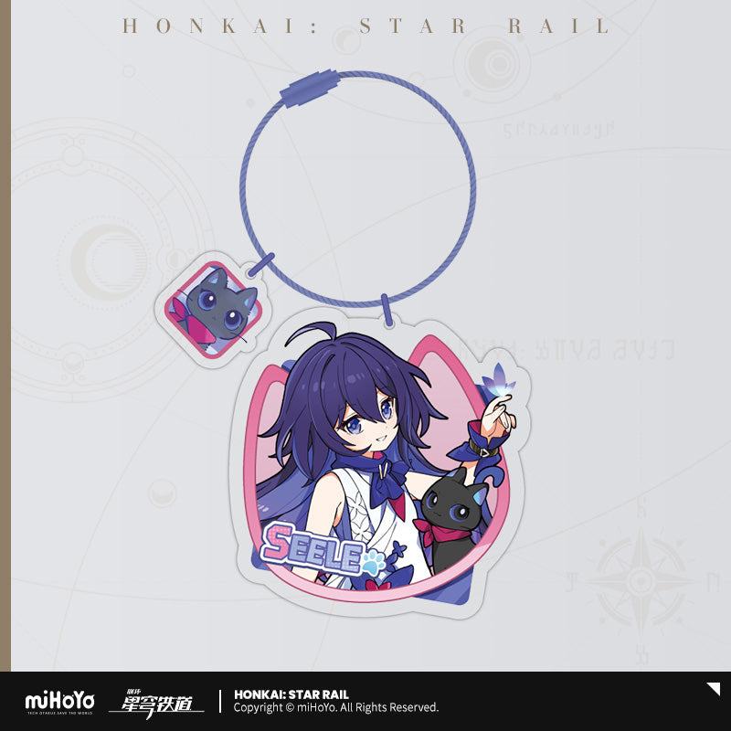 Honkai: Star Rail Character Cat Series Acrylic Pendant