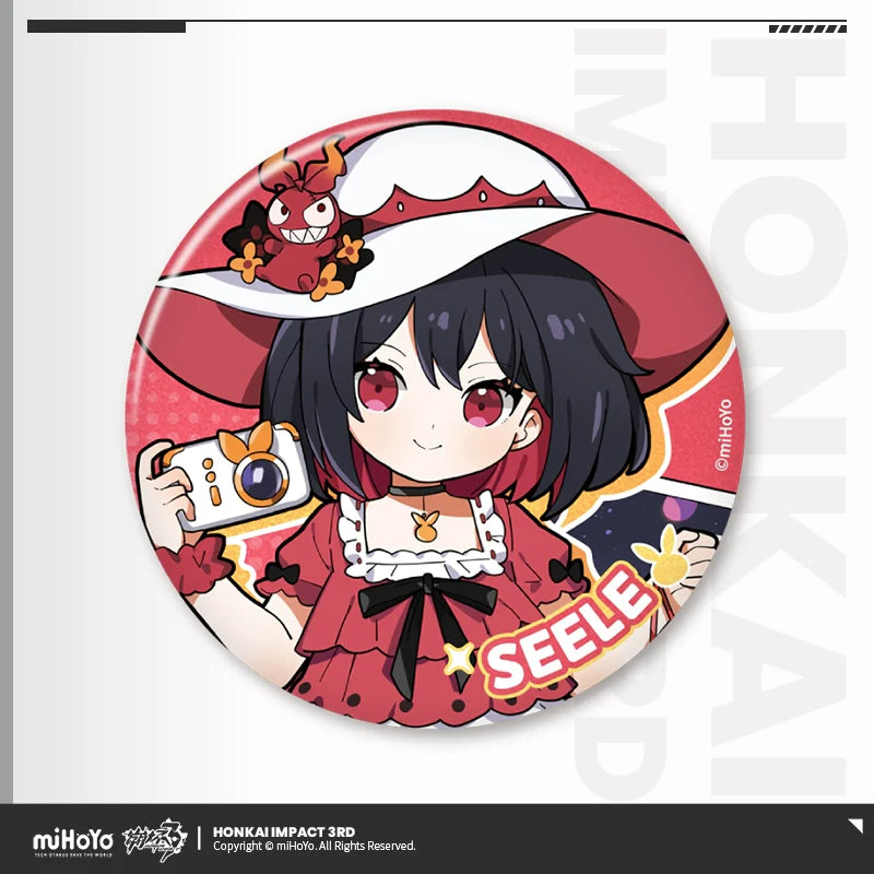 Honkai Impact 3rd Paradise Tinplate Badge Collection