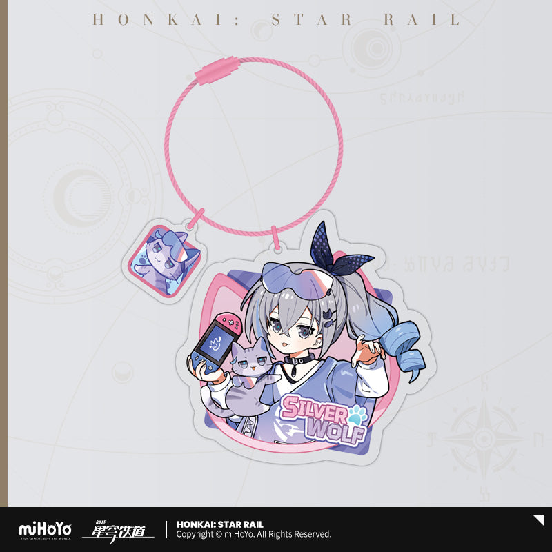 Honkai: Star Rail Character Cat Series Acrylic Pendant