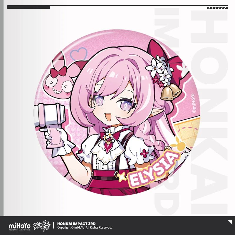 Honkai Impact 3rd Paradise Tinplate Badge Collection