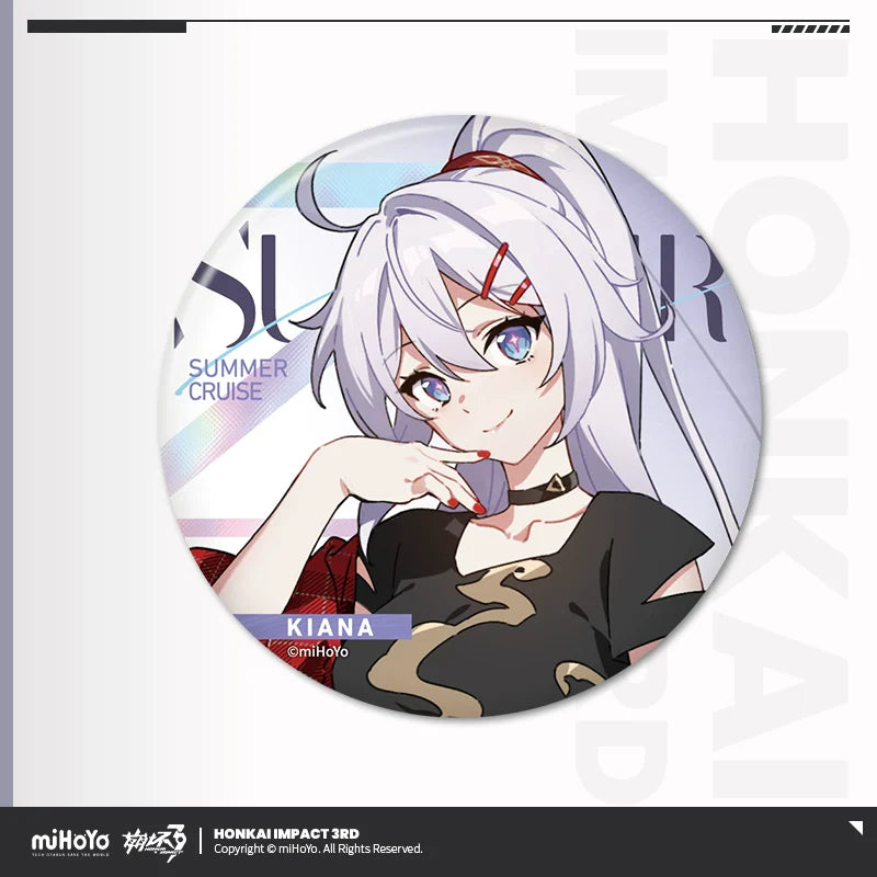 Honkai Impact 3rd Summer Cruise Series Tinplate Badge Vol. 5