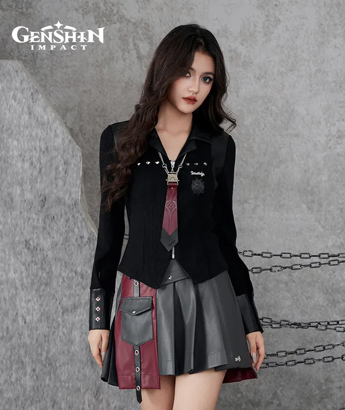 Genshin Impact Wriothesley Impression Clothing Knitted Shirt