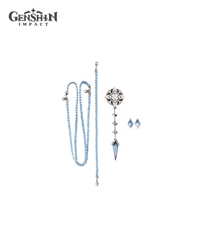 [Official Merch] Genshin Impact Frost and Flame Series Fatui Harbingers Brooch Accessory Set