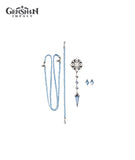 [Official Merch] Genshin Impact Frost and Flame Series Fatui Harbingers Brooch Accessory Set