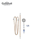 [Official Merch] Genshin Impact Frost and Flame Series Fatui Harbingers Brooch Accessory Set