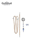 [Official Merch] Genshin Impact Frost and Flame Series Fatui Harbingers Brooch Accessory Set