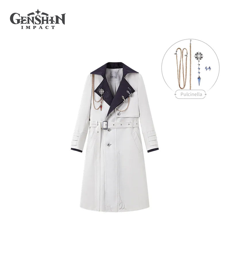 [Official Merch] Genshin Impact Frost and Flame Series Fatui Harbingers Trench Coat