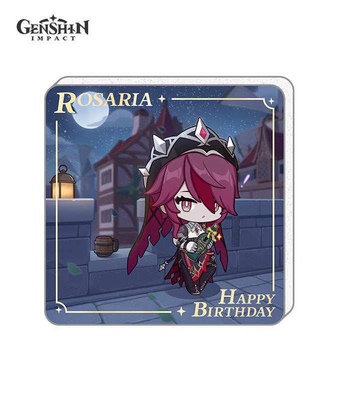 Genshin Impact Characters Birthday Acrylic Fridge Magnets