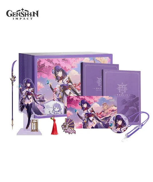 [Official Merchandise] Genshin Impact Inazuma OST CD & Raiden Shogun Accessories Gift Box: Realm of Tranquil Eternity