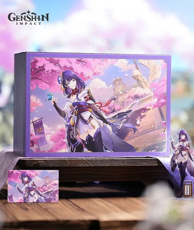 [Official Merchandise] Genshin Impact Inazuma OST CD & Raiden Shogun Accessories Gift Box: Realm of Tranquil Eternity