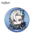 [Official Merchandise] Fontaine Chibi Character Expression Sticker Badge
