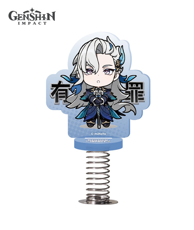 [Official Merchandise] Fontaine Chibi Character Expression Shake Acrylic Stand