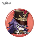 [Official Merchandise] Fontaine Chibi Character Expression Sticker Badge