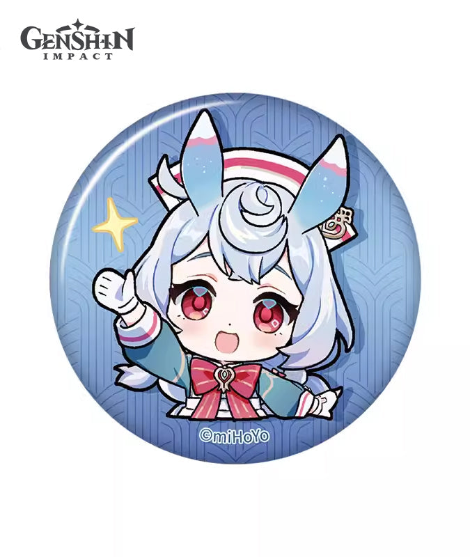 [Official Merchandise] Fontaine Chibi Character Expression Sticker Badge