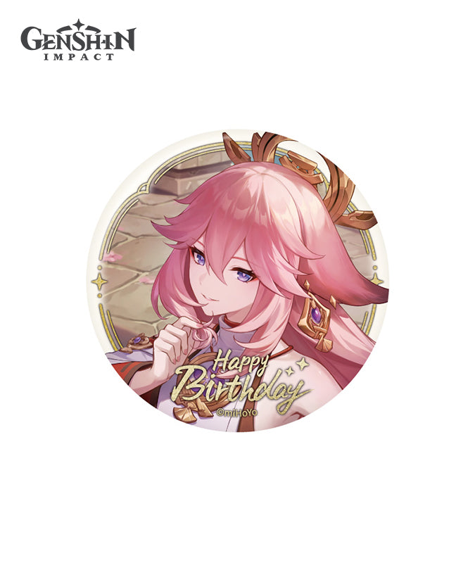 [Official Merchandise] Genshin Day of Destiny Birthday Series Character Badges