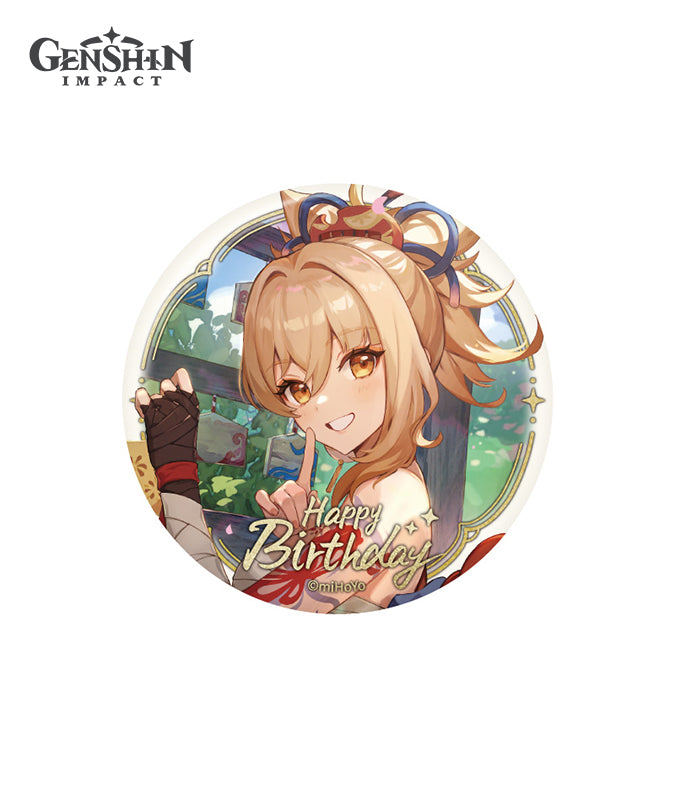 [Official Merchandise] Genshin Day of Destiny Birthday Series Character Badges