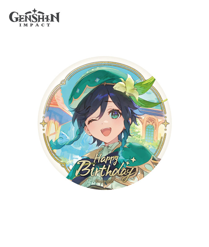 [Official Merchandise] Genshin Day of Destiny Birthday Series Character Badges