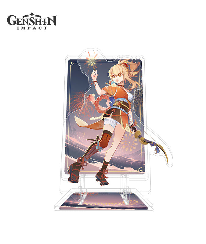 Genshin Impact Genius Invokation TCG Acrylic Phone Stand