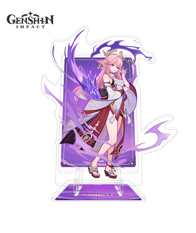 Genshin Impact Genius Invokation TCG Acrylic Phone Stand