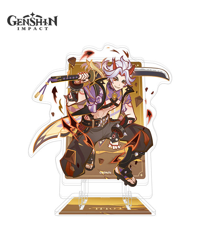 Genshin Impact Genius Invokation TCG Acrylic Phone Stand