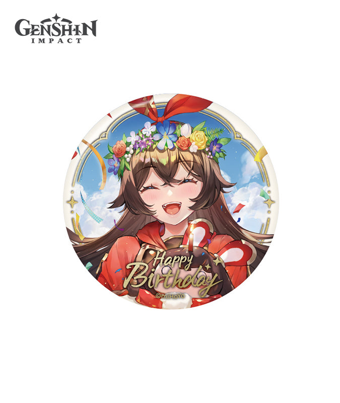 [Official Merchandise] Genshin Day of Destiny Birthday Series Character Badges