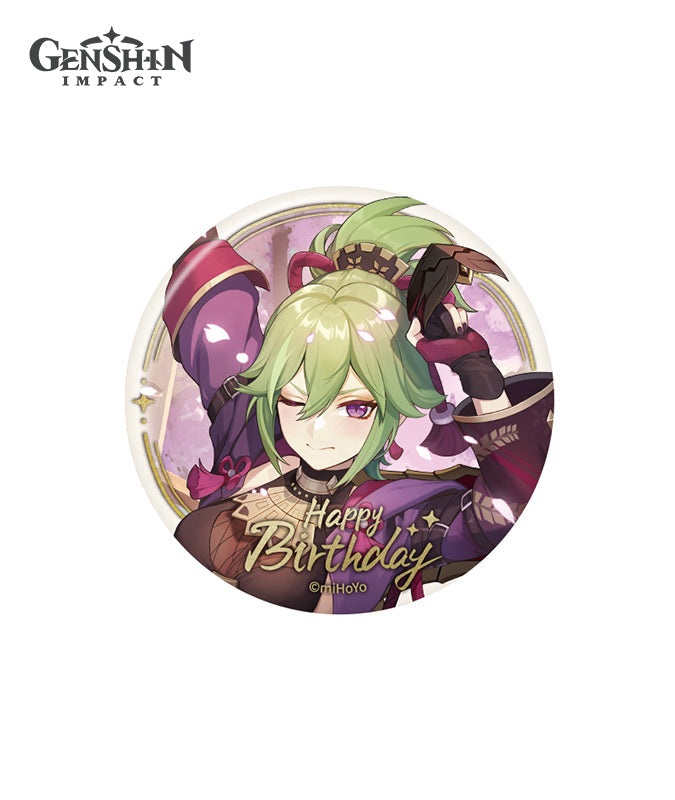 [Official Merchandise] Genshin Day of Destiny Birthday Series Character Badges