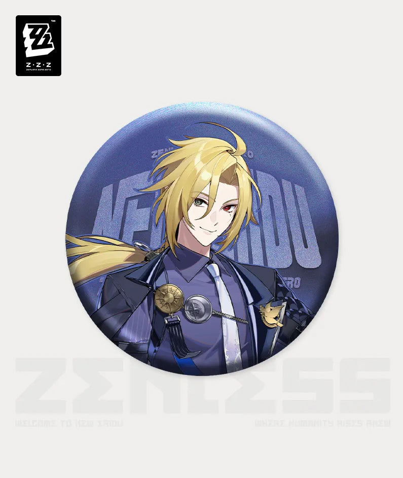 Zenless Zone Zero Mockingbird Character Tinplate Badge